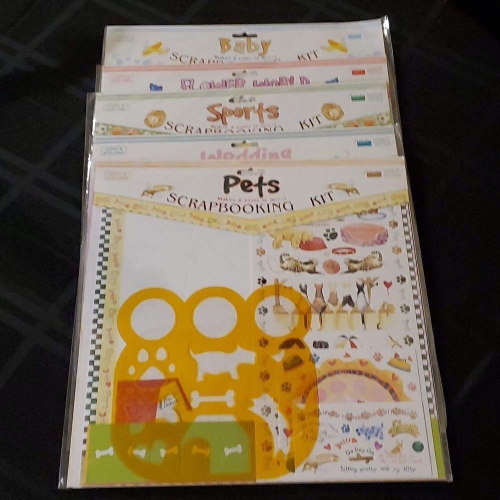 Aha scrapbooking kit pack set 5